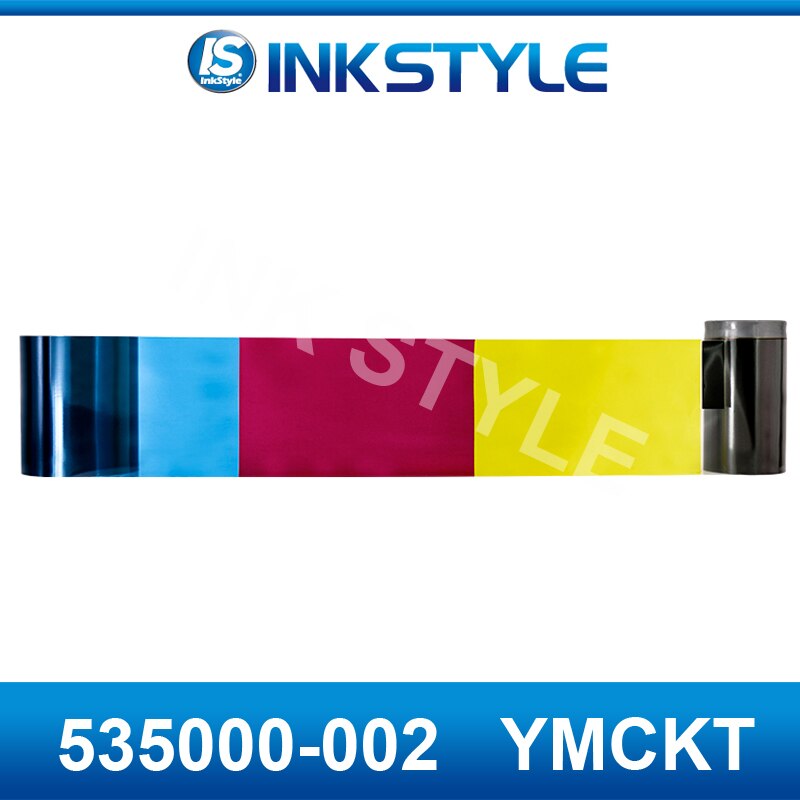 Per Datacard 535000-002 YMCKT Colore Del Nastro 250 stampe l'uso in CD800 CP40 CP40 + CP60 CP60 + CP80 stampante Carta D'IDENTITÀ