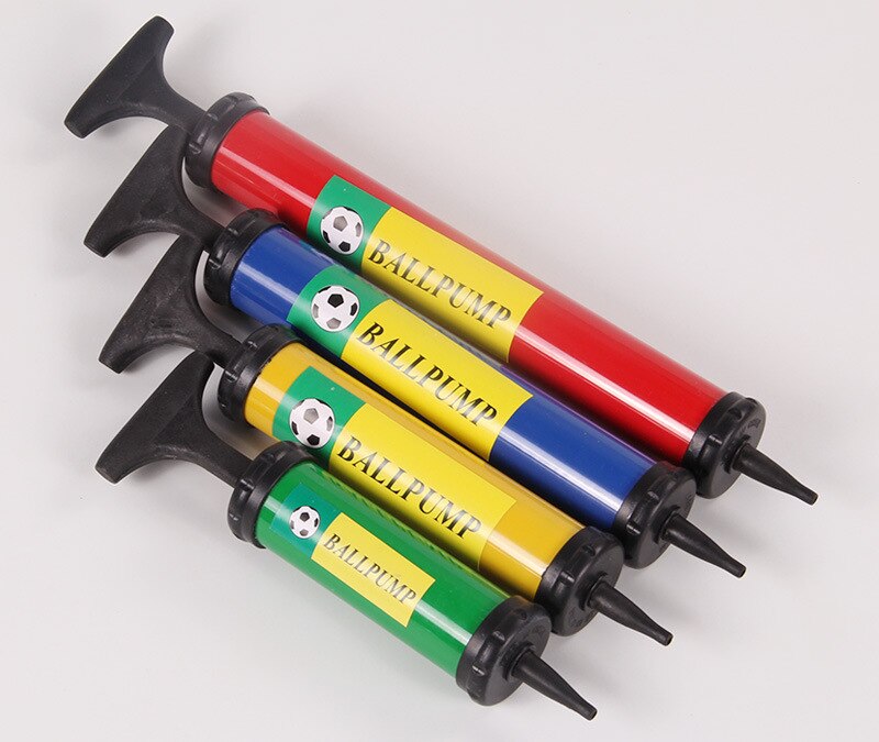 Handleiding Basketbal Pomp Voetbal Ballon Pomp Hand-Push Opblaasbaar Speelgoed Zwembad Draagbare Pomp Tub Accessoires