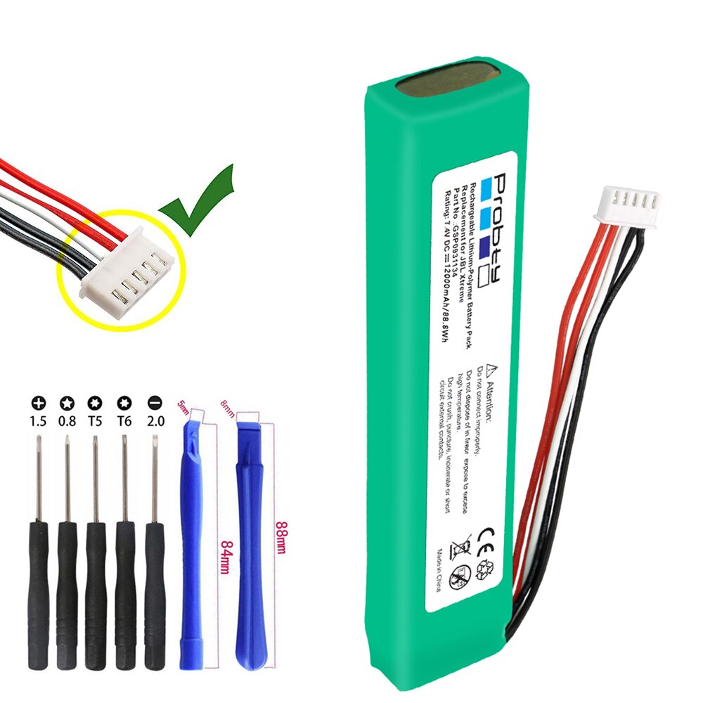 Batterie pour haut-parleur JBL XTREME 1 Xtreme1, 12000mAh, GSP0931134