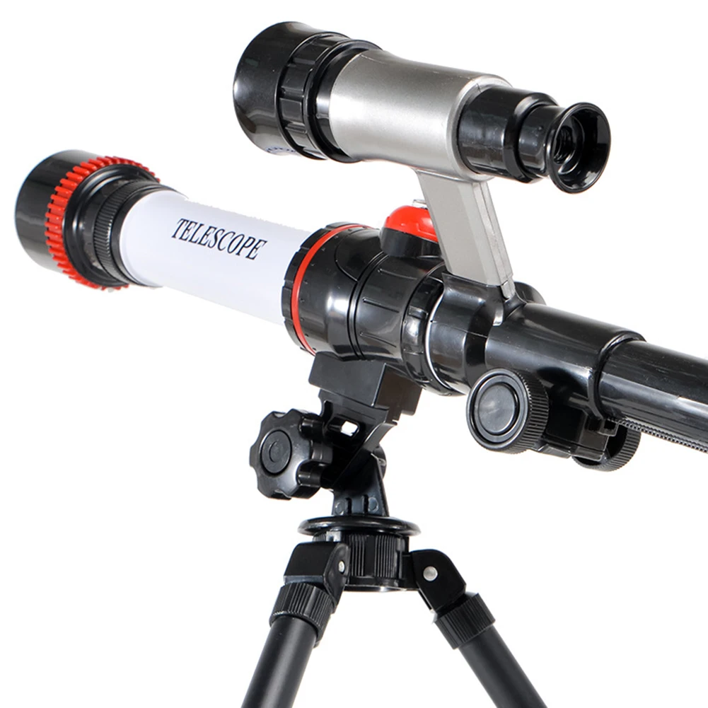 Telescopio astronómico para observación de estrellas, Monocular espacial con ocular de 3 piezas, binoculares potentes