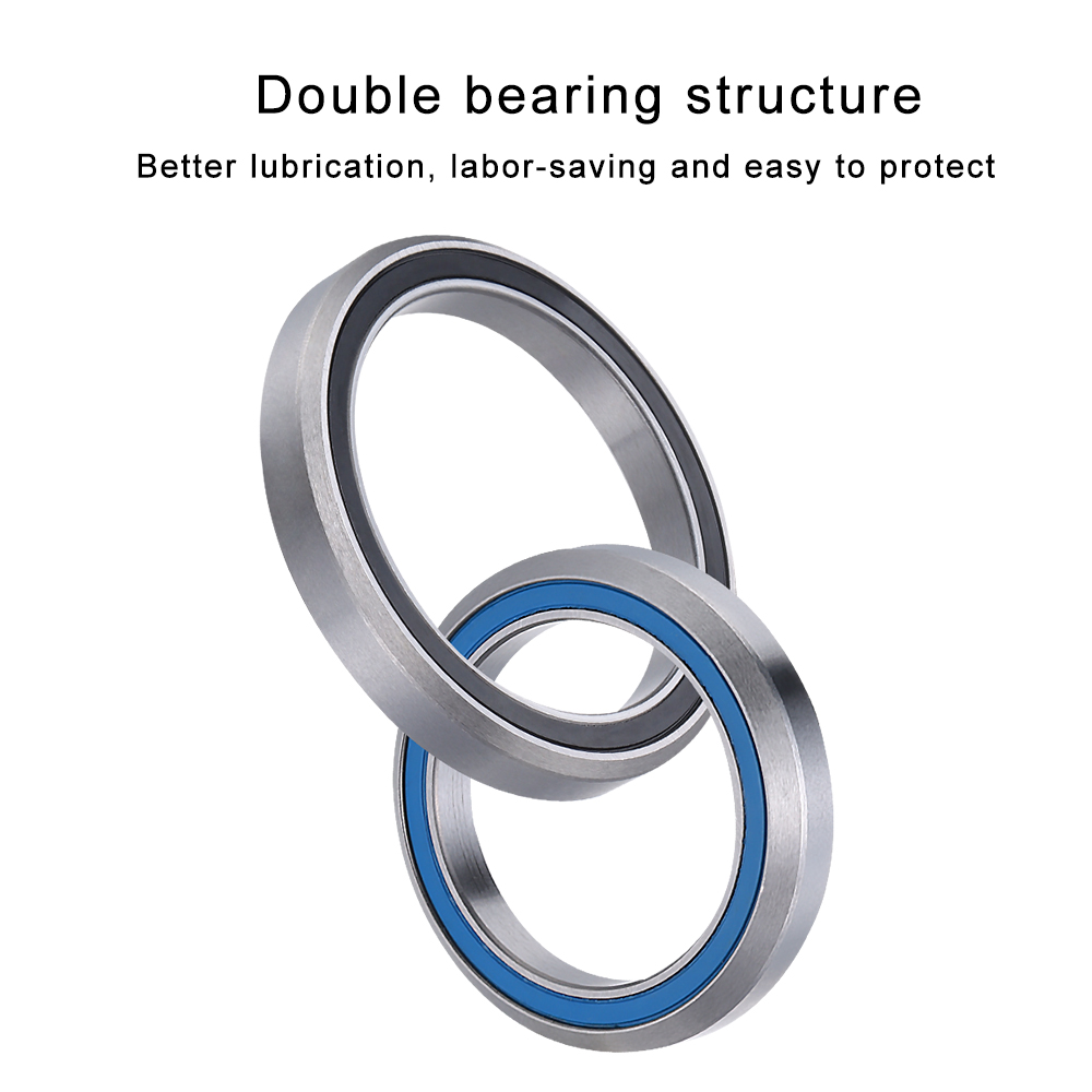 VIARON MTB Bicycle Headset 34/44/52/55/56mm CNC 1 1/8" 28.6 Spinal Canal/Straight Tube Fork Internal Mountain Road Bike Headset
