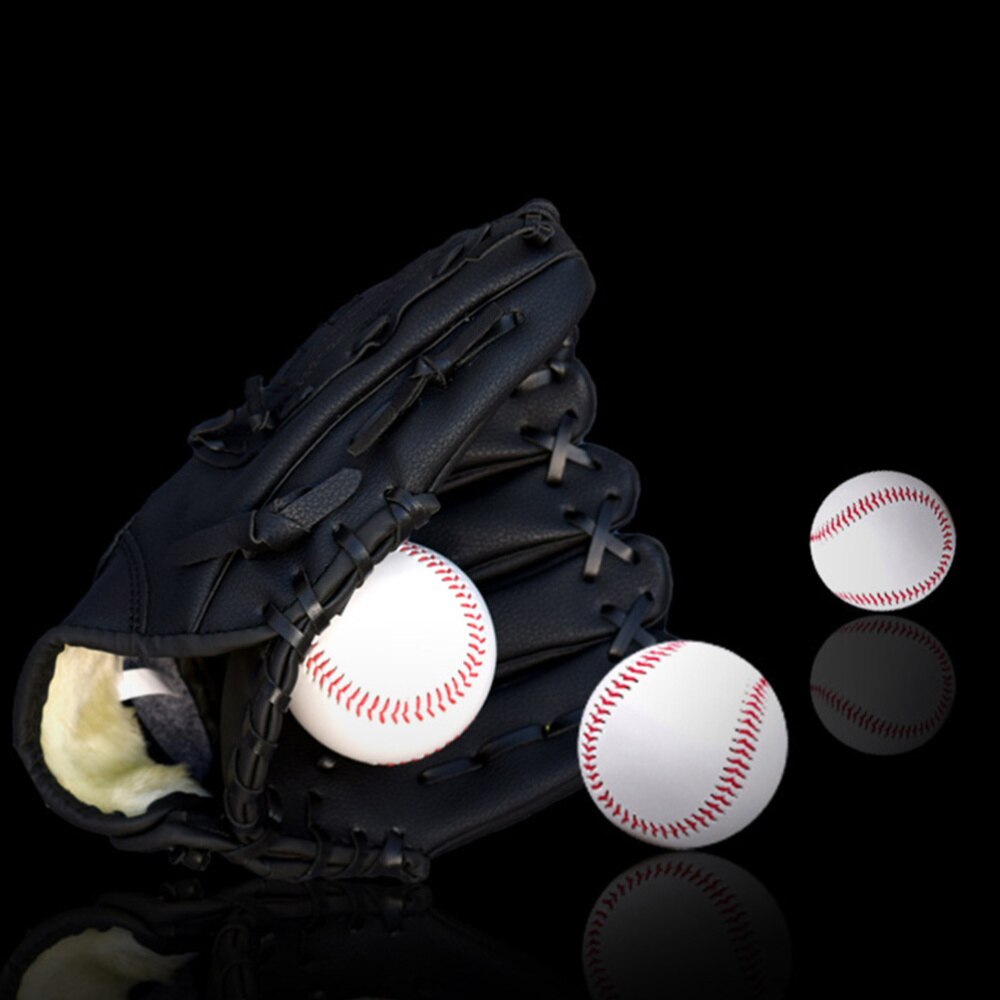 1pc PU Baseball Glove Lightweight Softball Glove Pitcher Infielder Glove