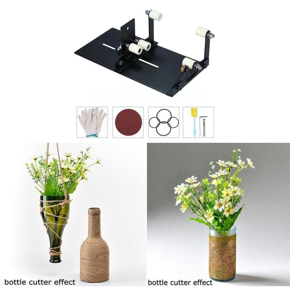 Glass Cutter Glass Bottle Cutter Cutting Tool Square And Round Wine Beer Glass Sculptures Cutter For Diy Glass Cutting Mach Q8o8