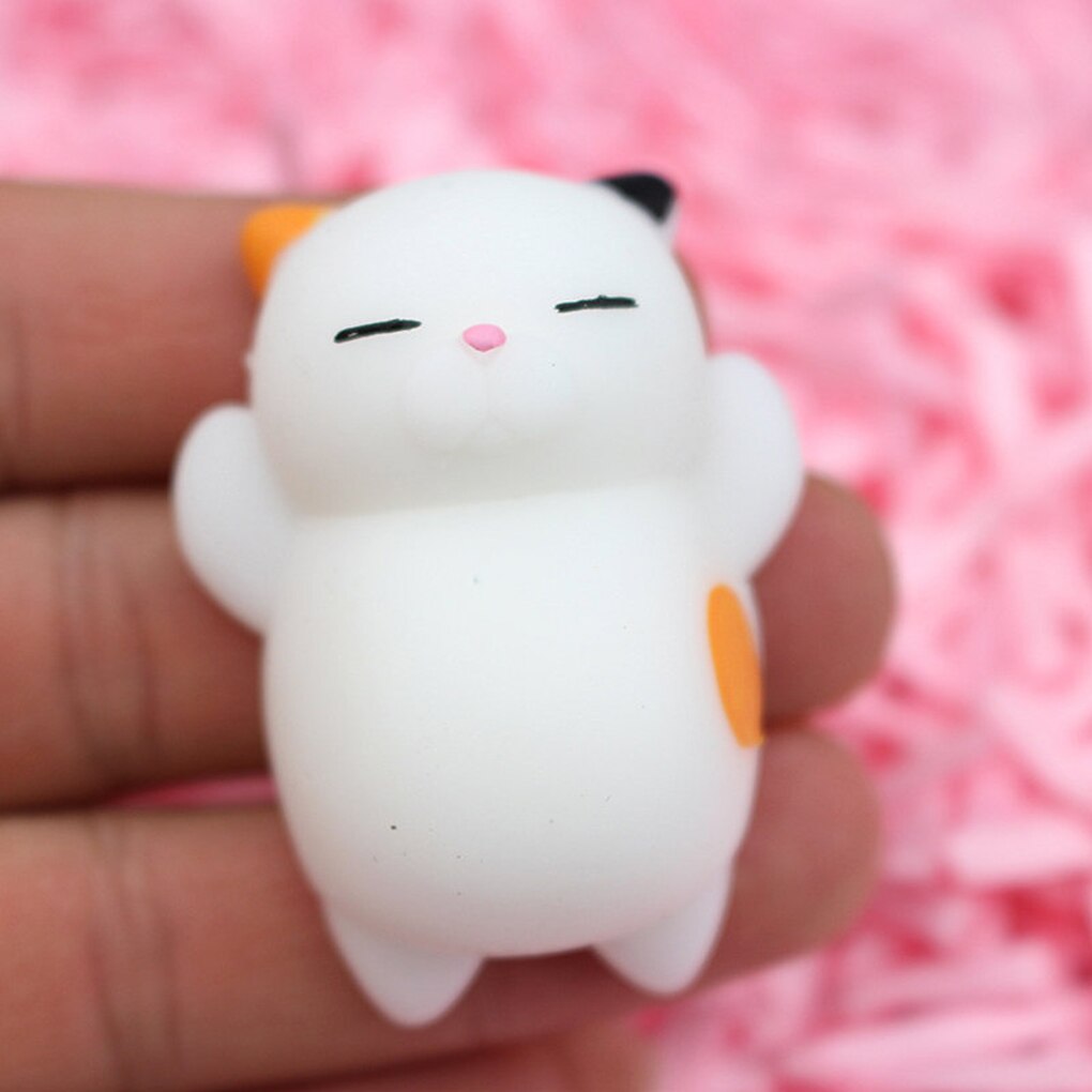 Mini Squishy Dier Speelgoed Zachte Leuke Kat Patroon Doekjes Stressbal Squeeze Rising Grappig Speelgoed Overdrukventiel Speelgoed Voor Grappige Speelgoed: 3