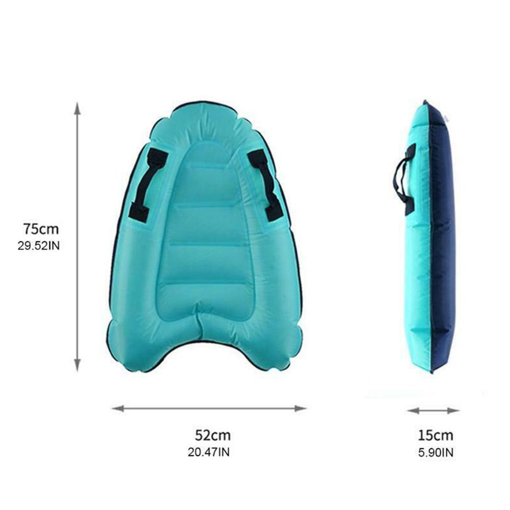 Outdoor Inflatable Surfboard Portable Adult Child Safety Sea Kick Water Skiing Surfing Water Board Sports Ski Safety Lightw I5T2