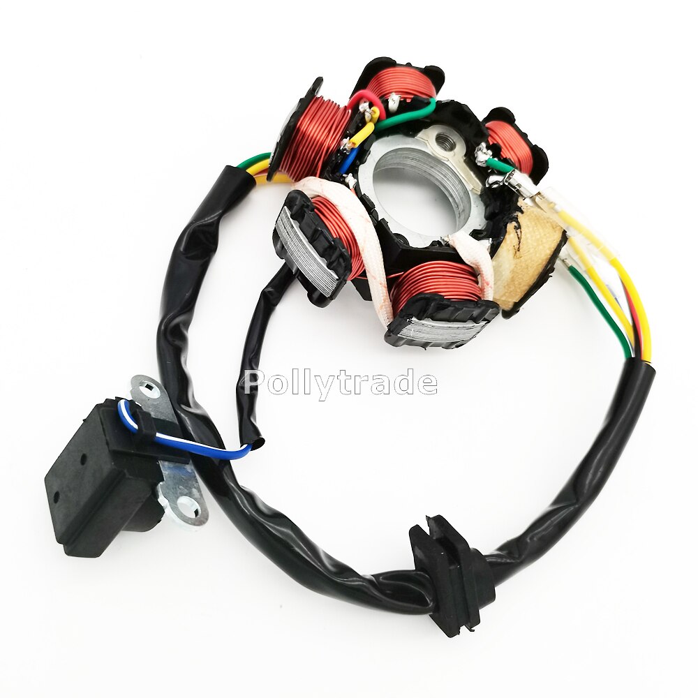 MAGNETO STATOR 6 COIL POLE FOR GY6 50cc 110cc 125cc 150cc SCOOTER ATV GO KART LANCE ZNEN JONWAY COOL SPORTS TAOTAO ROKETA