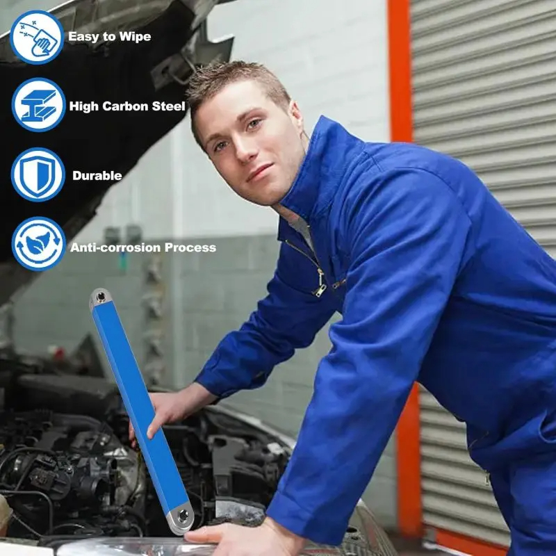 Ratchet Torque Extension Wrench Dual-purpose Wrench Multifunctional Offset Extension Wrench Machine Shop Garage Wrench Tool