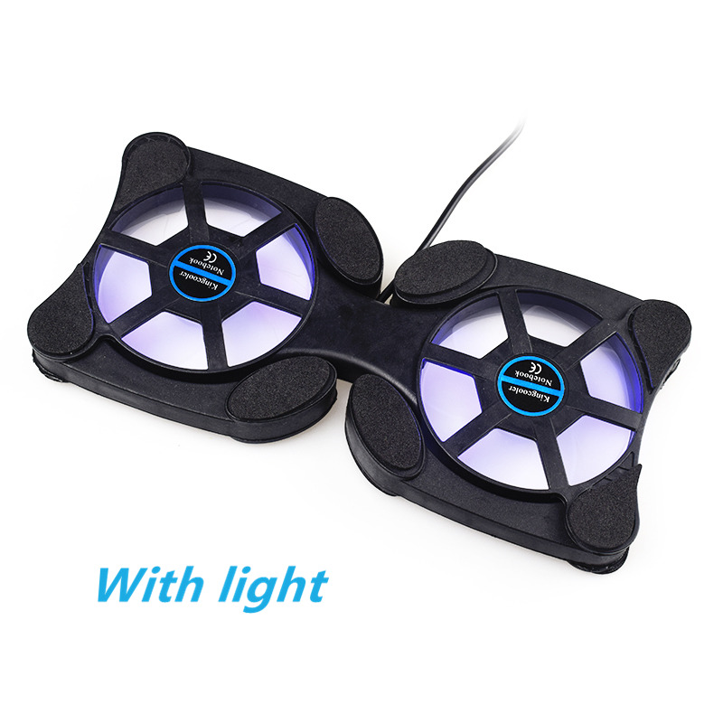 Rotatable USB Fan Cooling Pad 2 Fans Cooler Notebook Cooler Computer USB Fan Stand For 8-14 PC Laptop PC Computer Peripherals: 04