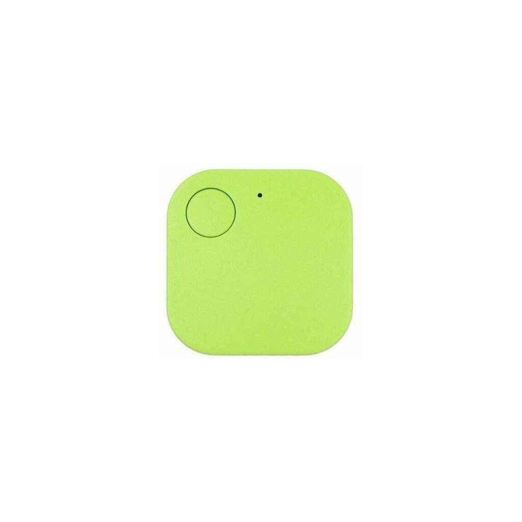 Portable Mini Square Anti Lost Device Bluetooth Remote Anti Theft Key Finder Smart Locator Bluetooth Remote Anti Theft Keychain: Green