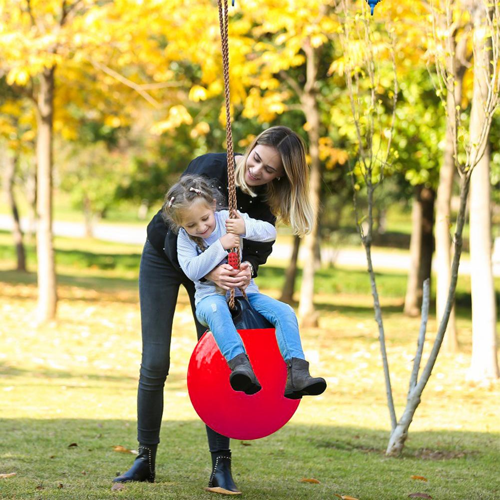 Columpio inflable para niños, columpio seguro para interiores y exteriores, de PVC, para tiempo libre, patio de juegos