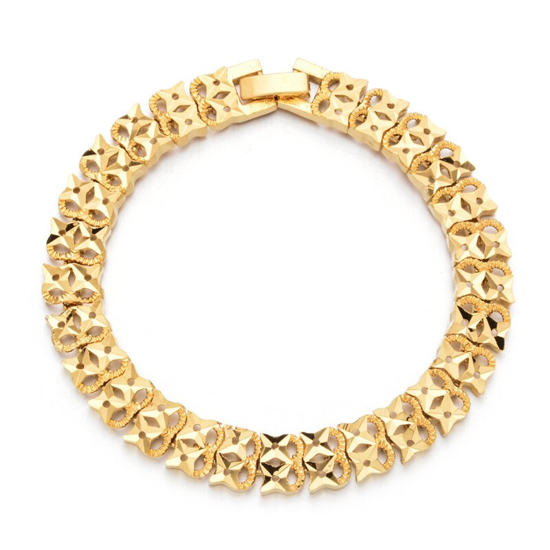 Plated Goud Kleur Armband Voor Vrouwen Mannen Multi-Stijl Cubaanse Link Chain Armband Sieraden: style 6