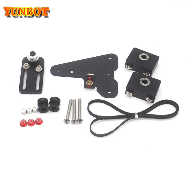 3D Printer Parts Upgrade Kits Creality Ender 3/CR10 Dual Z Axis T8 Lead Screw Kits Bracket Aluminum Profile WIth Belt Pulley