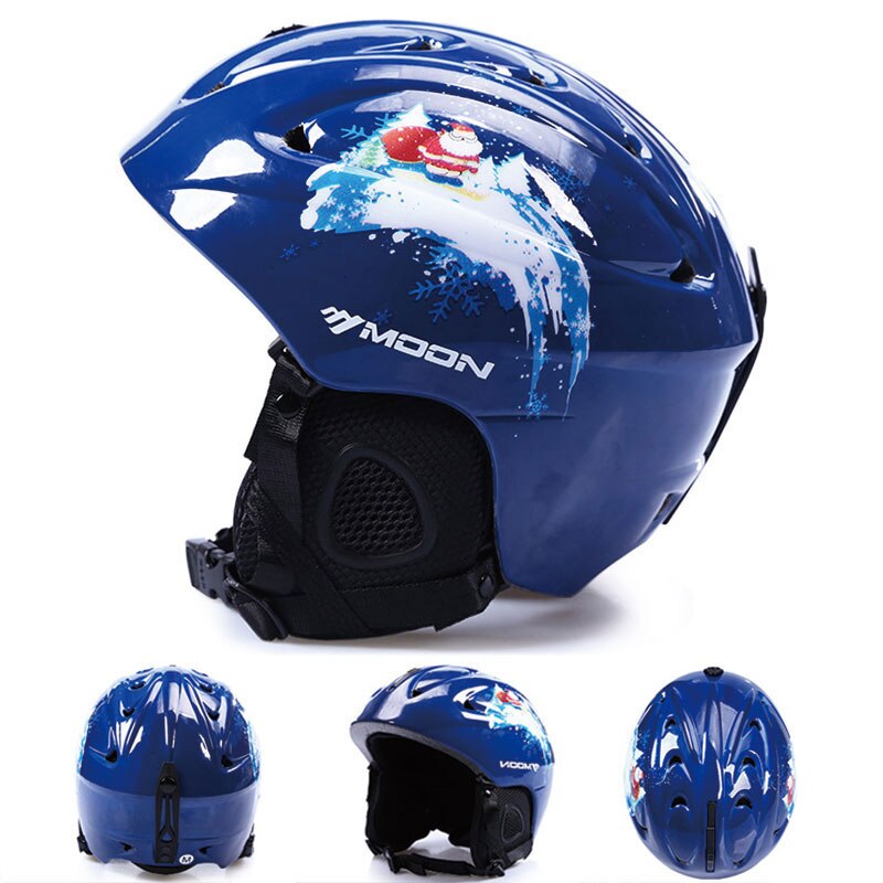 Luna esquí casco Otoño Invierno hombres adultos Snowboard Skateboard esquí equipo deportes seguridad cascos para nieve gafas con