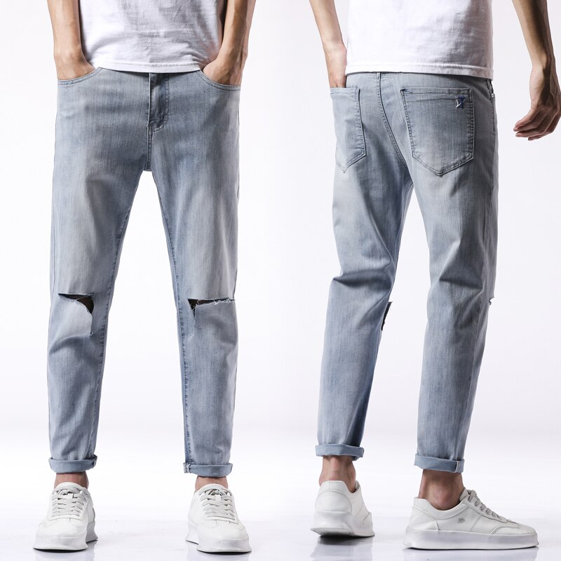 Heren Shorts Jeans Gradient Regular Fit Vrijetijdsshorts met
