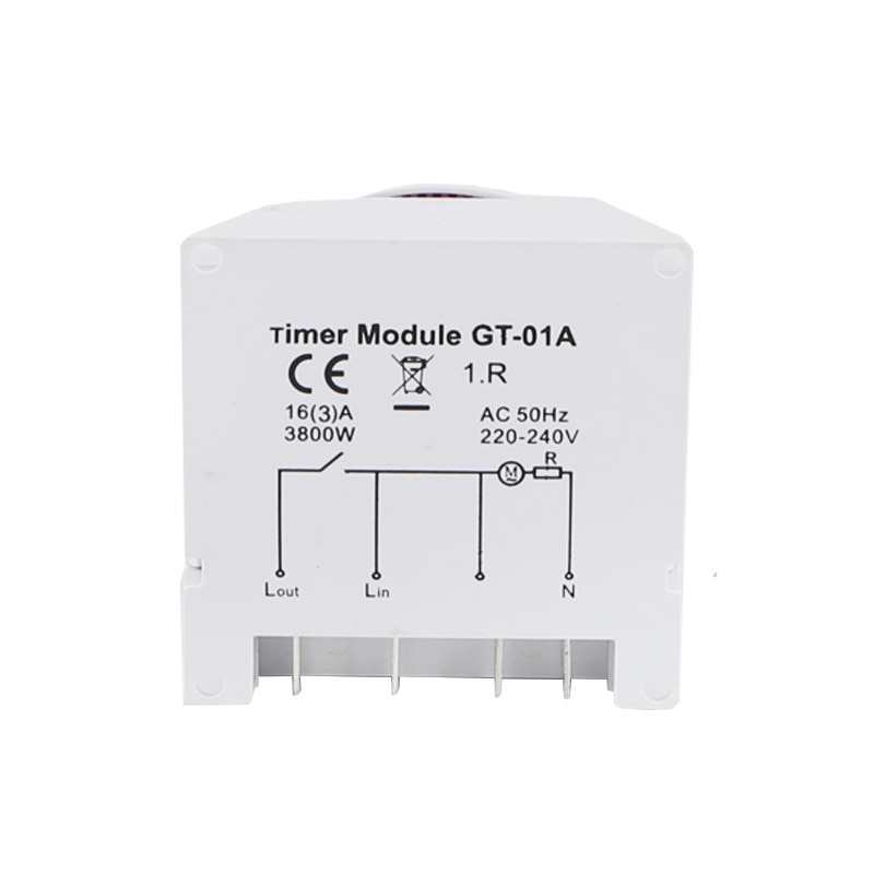 Mechanical Timer 250V Time Counter Reminder 15min 24h Kitchen Countdown Energy Saving Controller Industrial Timing Switch