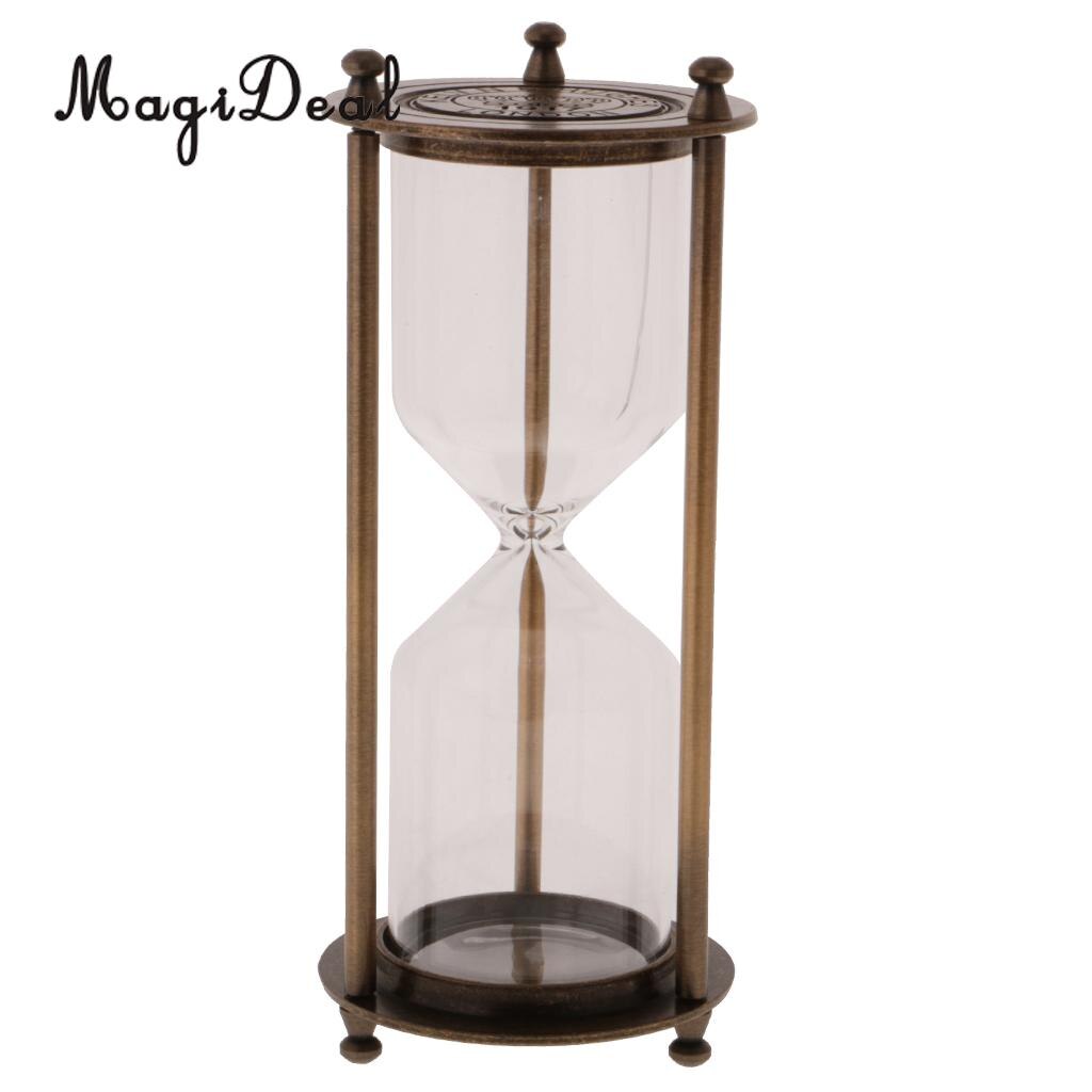 Magideal Helf Display Count Down Lege Zand Glas Zandloper Keuken Timer Draagbare 3 Min/5 Min/10 Min/15 Min/20 Minuut