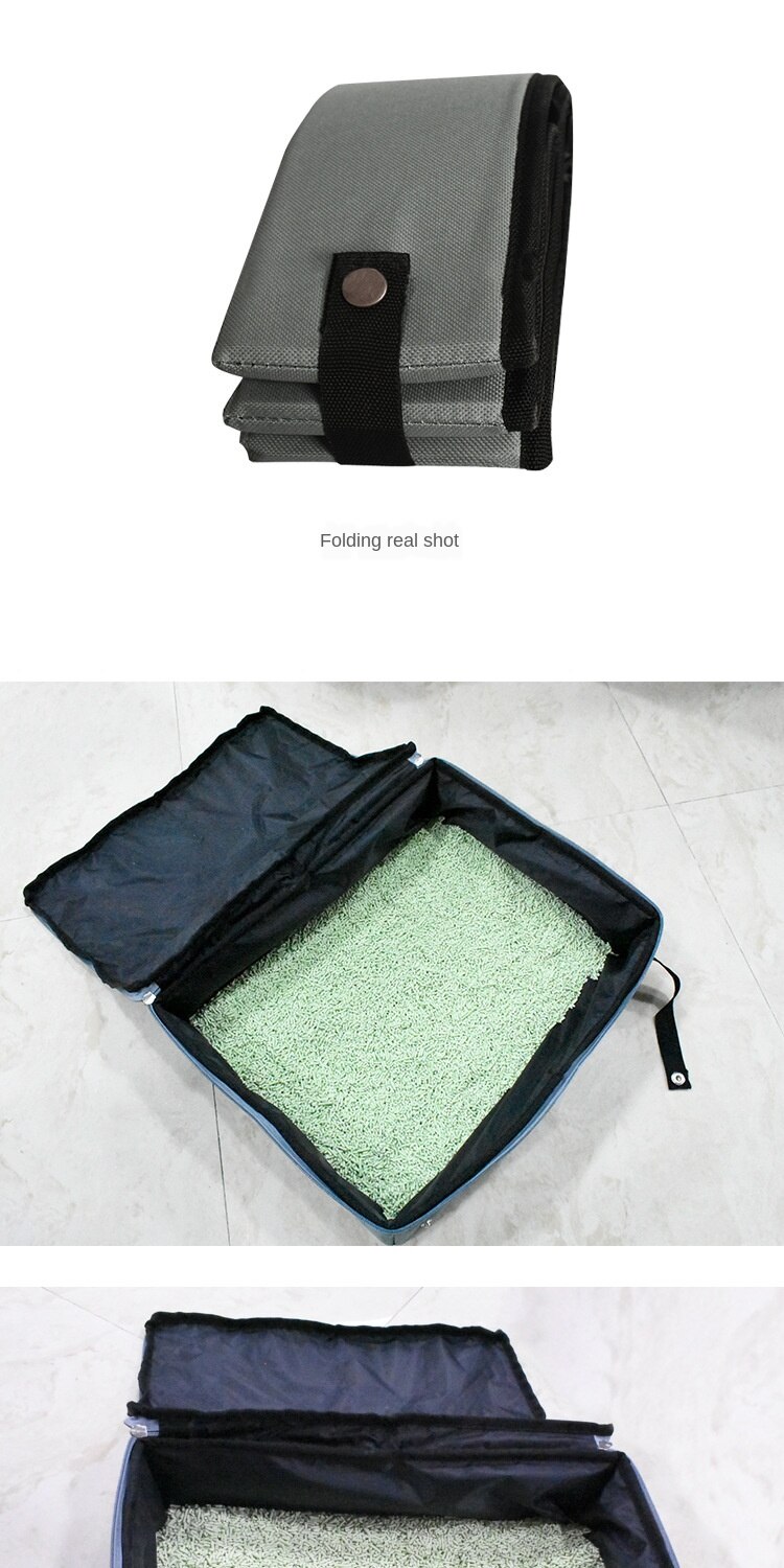 Folding Cat Pet Litter Box Waterproof Outdoor Foldable Portable Travel Toilet For Cats Dogs Bedpans/bath tub