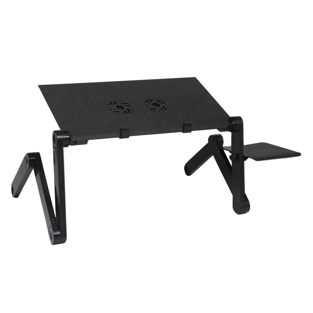 Bureaux d'ordinateur en alliage d'aluminium Portable réglable ordinateur Portable pliable ordinateur Portable tour PC Table de bureau pliante support ventilé plateau de lit