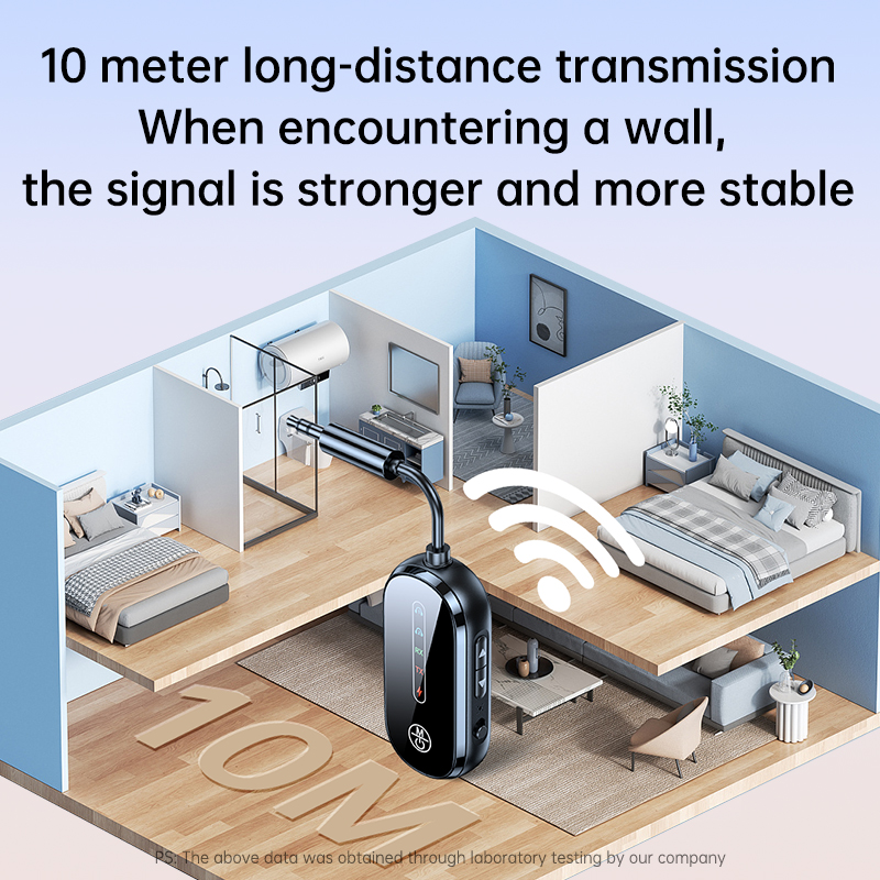 Adaptador de audio Bluetooth 5.4, receptor y transmisor inalámbrico estéreo de música 2 en 1 con micrófono para kit de automóvil, altavoz de PC, auriculares, conexión de dispositivos duales