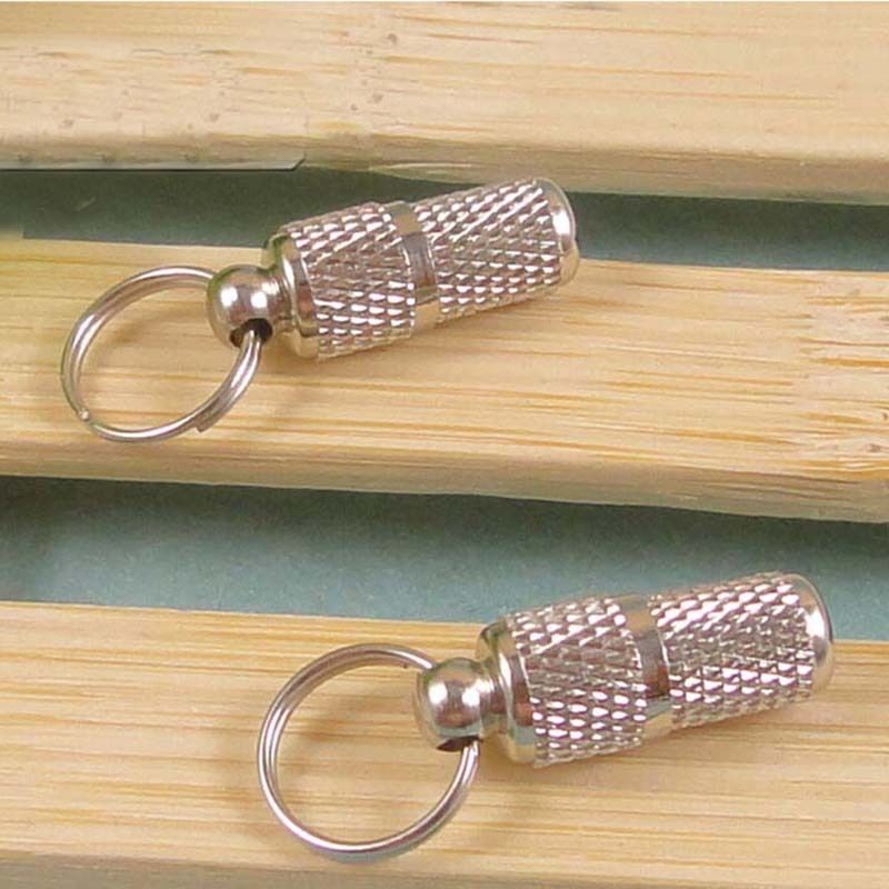1pc/2 kpl koiran id-putki metallista ruostumattomasta teräksestä anti-kadon lemmikkikoiran id-osoite mini etikettilappu piippuputki