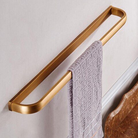 Vidric Antike Bronze- Badezimmer Zubehör einstellen verwöhnen Haltegriff Seife Halfter Handtuch Schiene Wc Gebürstet Halfter Wc Papier Halfter: Single Handtuch Bar