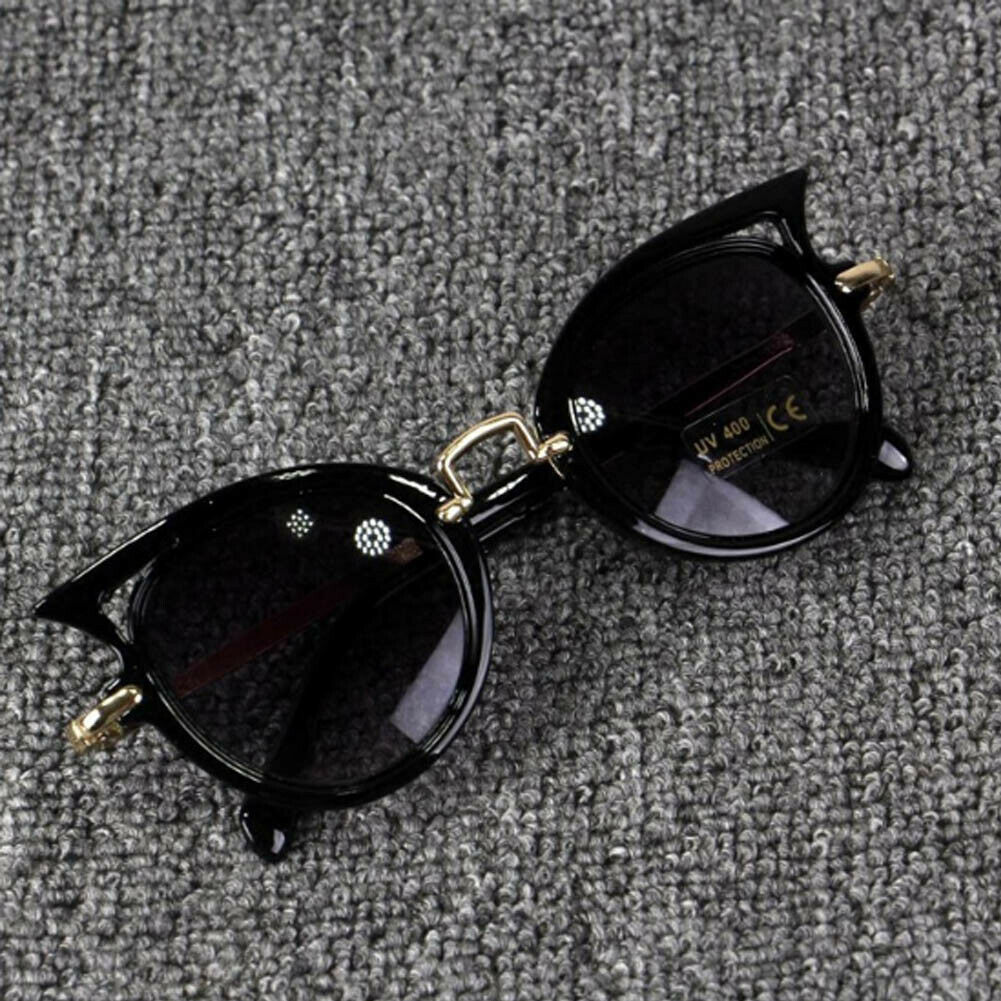 US Cute Children Girl Boy Baby Kids AC Lens PC Frame UV 400 Sunglasses: Black