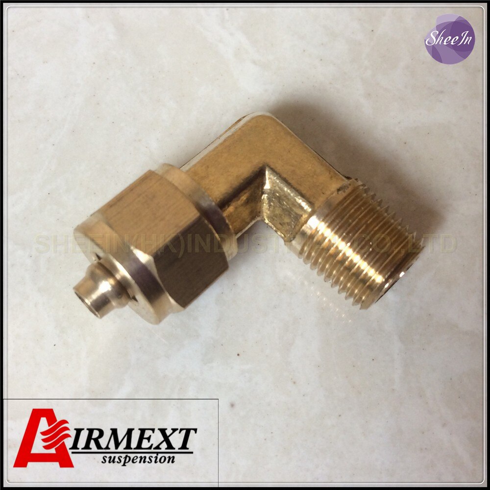 Coderas de conexión de aire de 1/8 np-6mm, conexión de ajuste pasante, 6mm, piezas con resortes pneumaticcupper