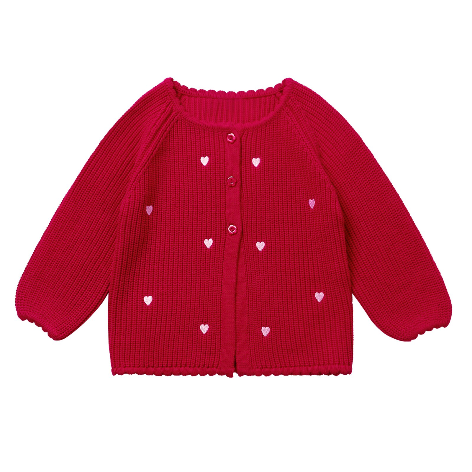 Bambini ragazze maniche lunghe Flower Girl Cape cappotti giacca Bolero stampa cuore festa nuziale Cardigan lavorato a maglia top coprispalle abiti scialle