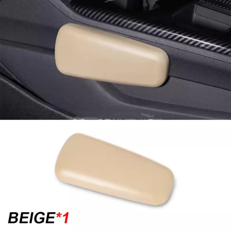 Auto Kniekussen Been Kussen Auto Been Extender Kussen Comfortabel Been Kussen Zachte Pad Auto Enkele Armleuning Kussen Voor Arm: Black