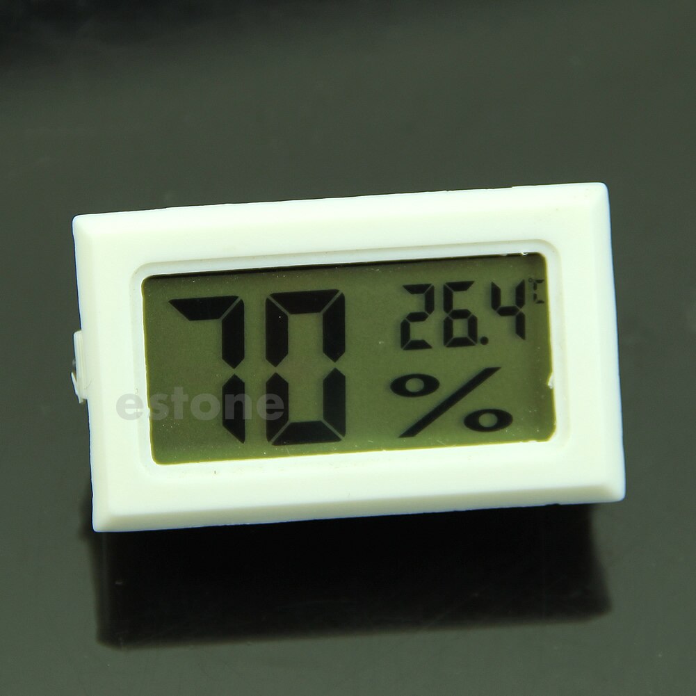 Termometro igrometro LCD digitale misuratore di umidità della temperatura 10% ~ 99% RH