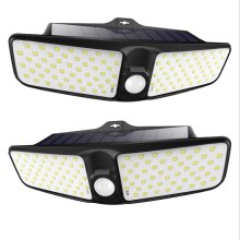 LED Spotlight 100Leds Waterproof Spotlights Searchlight Outdoor Sensor Floodlight Garden Light Two-Sided Illumination