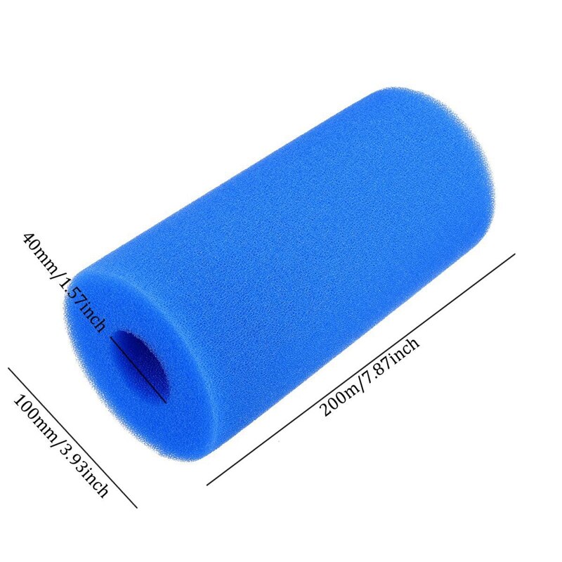 5Stck Schaum Filter Schwamm für Intex Typ eine Wiederverwendbare Waschbar Schwimmen Schwimmbad Aquarium Filter Zubehör