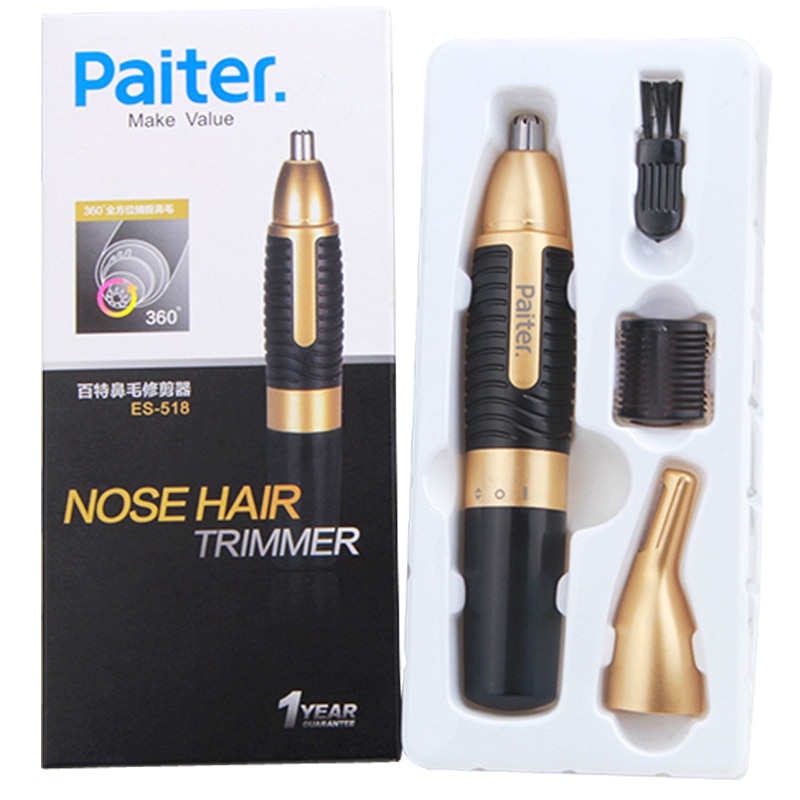 Næsetrimmer næse øre øjenbrynstrimmer hårfjerning barbering skæg ansigtshår klippet formning vasket klipper barbermaskine barbering