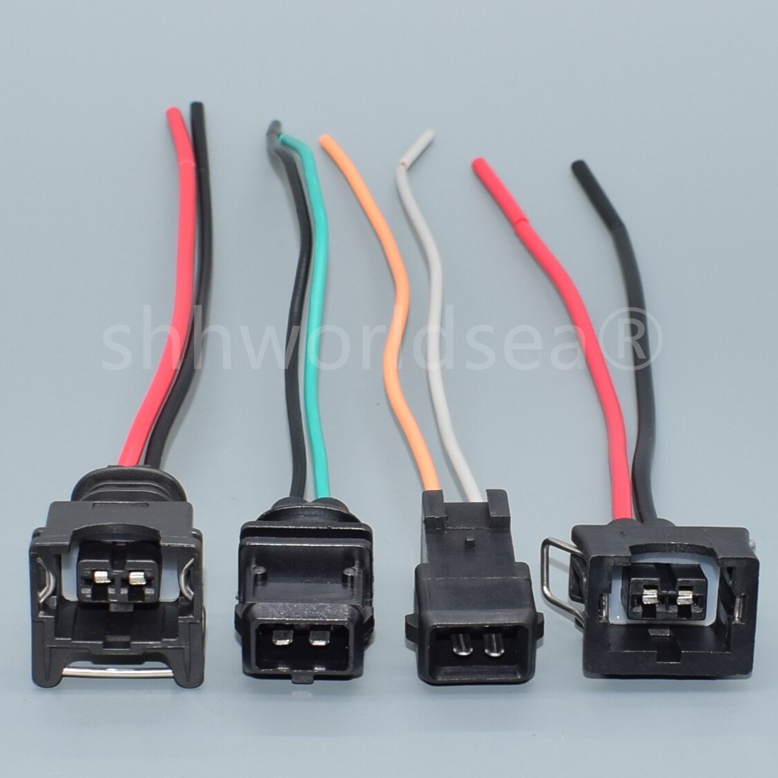 shhworldsea 3.5mm Junior Power Timer 2 pin sealed fuel injector EV1 connector Ignition Coil Plug 282189-1 829441-1 037 906 240