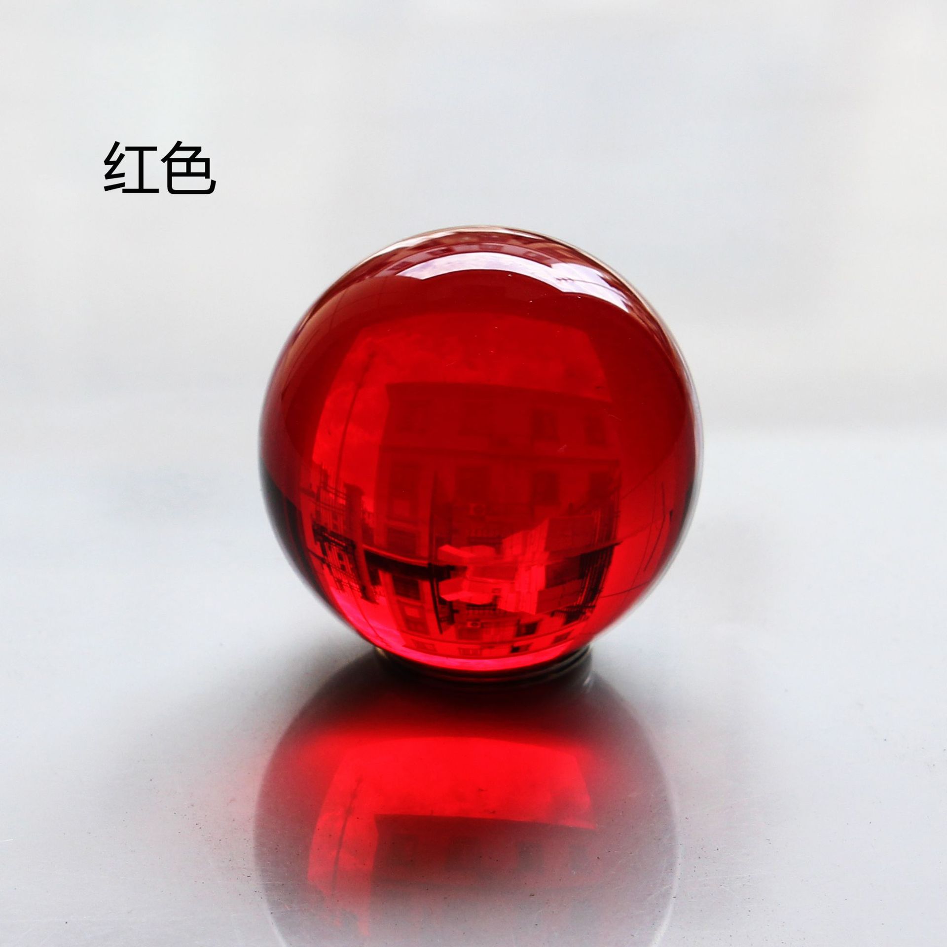 8 styles 40/50mm colour Clear Glass Crystal Ball model for Photography Props Home Decoration: 40mm / I
