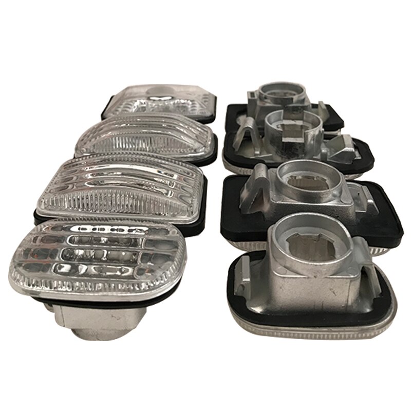 1 Pair Car Side Marker Light Lamp Waterproof Position Indicator Front Park Light with T10 Blue White bulb For Toyota Nissan