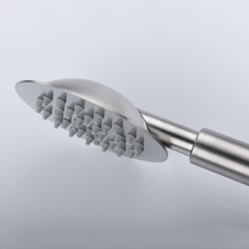Stainless Steel 304 Hand Held Shower Brushed Nickel Finish Hand Shower Set High Pressure