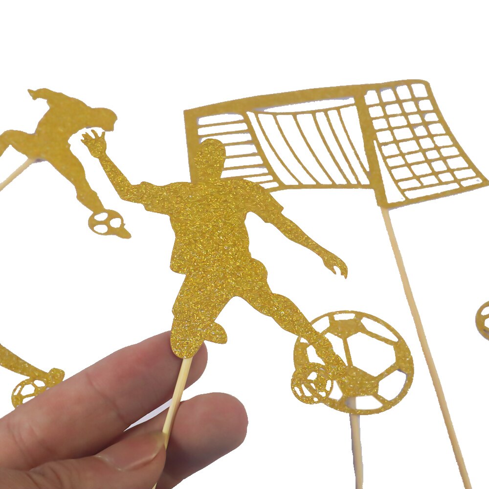 36 Fußball-Cupcake-Topper – Sport-Deko Für Kuchen, Baby-Shower, Geburtstag, Hochzeit