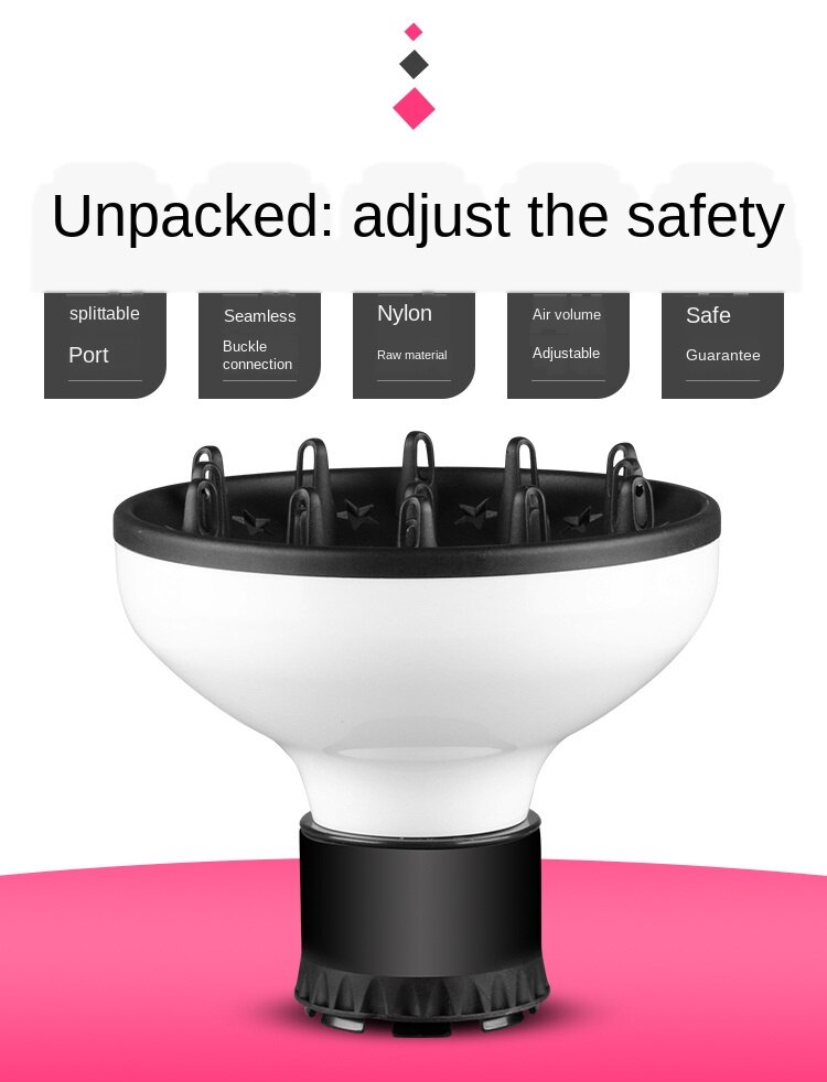 Salon Hair Dryer Curl Diffuser Wind Curly hair artifact Universal Hair Tool Diffuser DIY drying hood