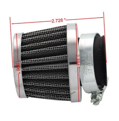 28mm 32mm 44mm Luchtfilter CB50 J MB5 SS50 XR CRF50 CT70 PW50 Scooter pit bike