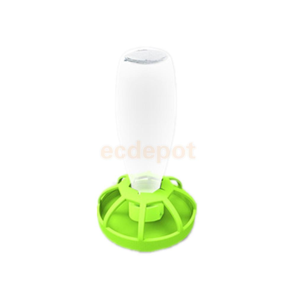 Automatic Pet Bowl Reptile Lizard Snake Food Water Feeder Dispenser Round