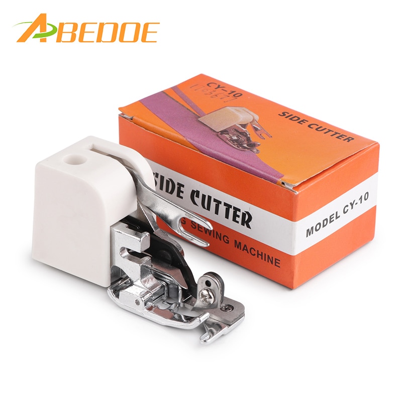 1Pcs Side Cutter Overlock Sewing Machine Presser Foot Feet Sewing Machine Attachment For All Low Shank Singer Janome Brother
