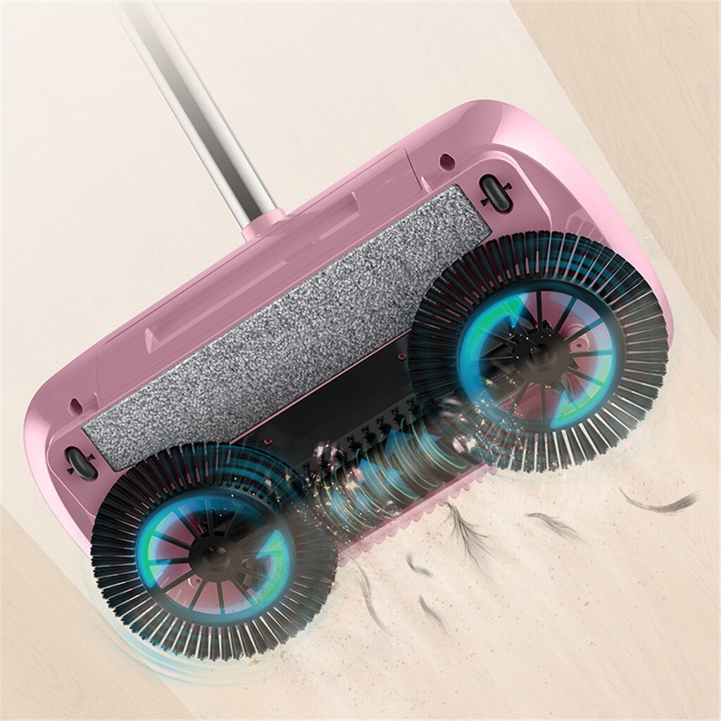 Balayeuse à poussée manuelle, Machine de balayage et de vadrouille, aspirateur, filtre Cyclone, collecteur de poussière # T2G