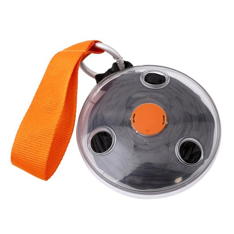 2x Shopping Bag Portable Mini Round Storage Case Bag Reusable Storage Grocery Bags Tote Black & Red