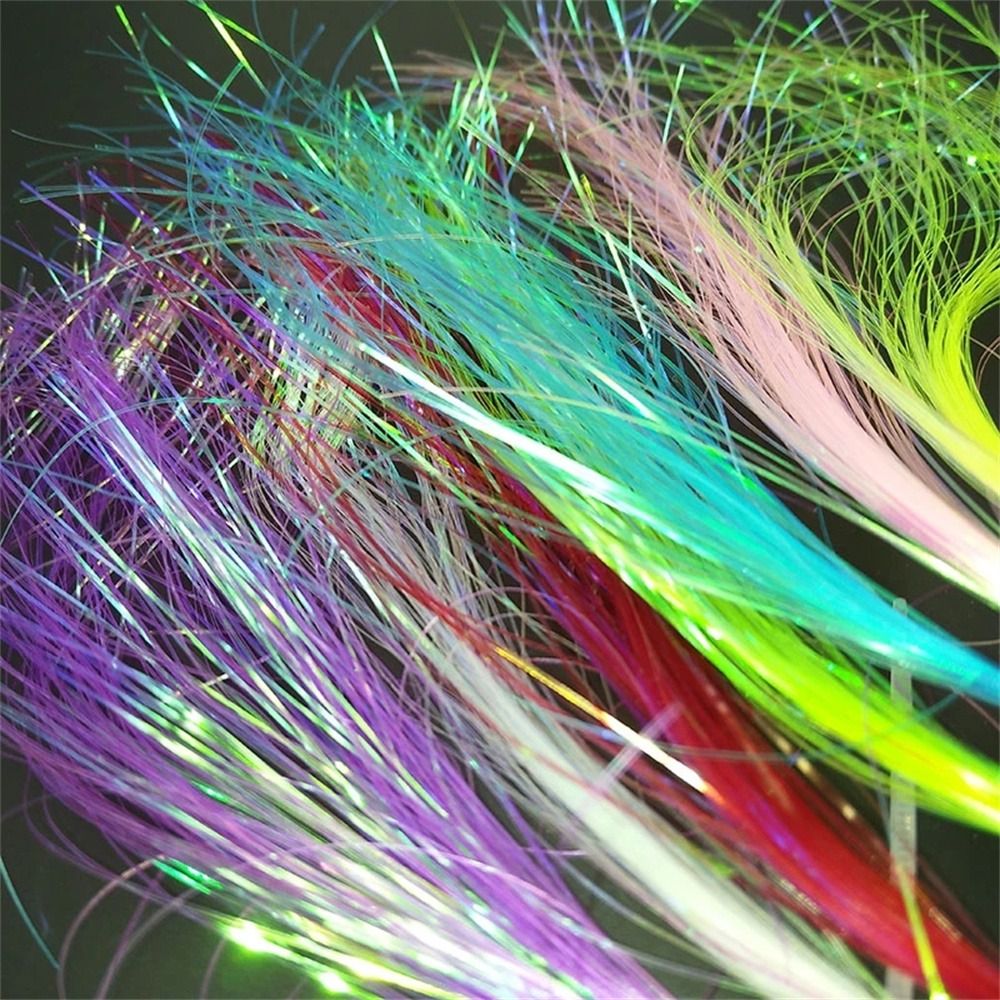 DIY Klatergoud Streamer Vissen Lokken Vliegvissen Vliegbindset Materialen Assist Haken Lijn Jig Haak Streamer Vliegbindset Klatergoud