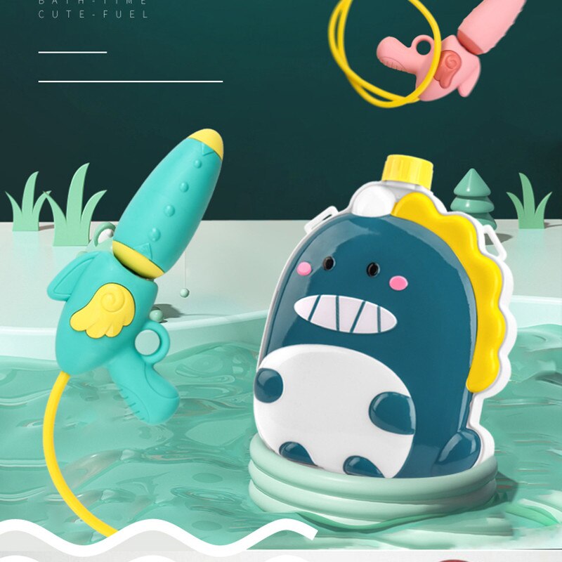 NOENNULL Sac à Dos de Pompier, Jouets Aquatiques Sûrs, Haute Simulation Multifonction pour Enfants en Bas âge, Matière Plastique, Paquet de 2 pour Les Activités de Plein Air