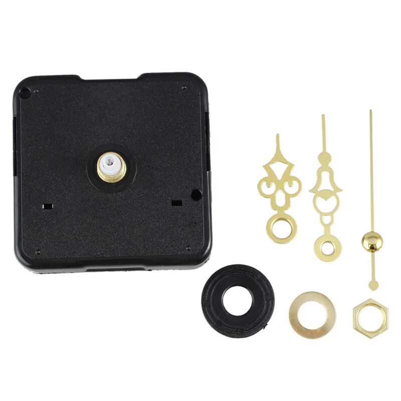 DIY Clock Metal Texture Wall Clock Retro Wall Clock movement Accessories-ABUX