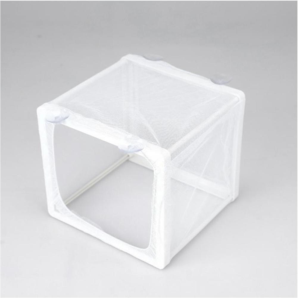 Akvarie akvarium guppy avlsnett oppdretter baby plast yngel separasjon garn felle boks klekkeri fiske med sugekopper