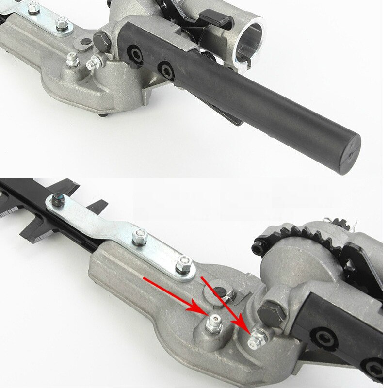 7/9 Zähne Pole Heckenschere Bush Cutter Kopf Gras Trimmer für Garten Multi Tool Pole Kettensäge Garten Elektrowerkzeuge