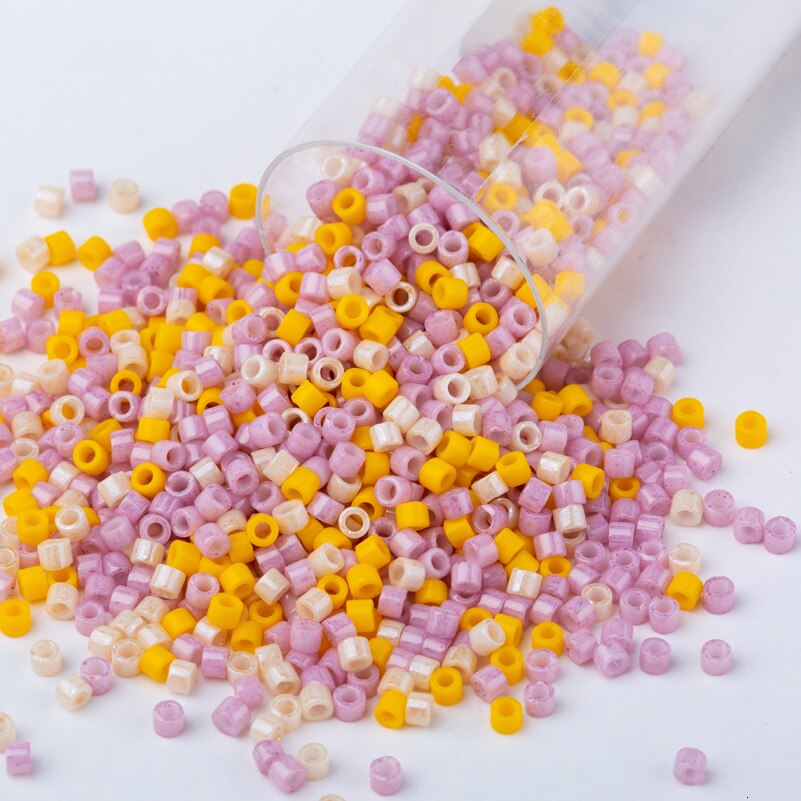 Soather miyuki 11/0 seedbeads delica glasperler japanske kvinder armbånd perle til håndværk festkjole laver 3g ca. 600 stk.